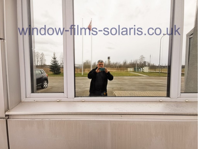 Mirror window film 20% -cut to size