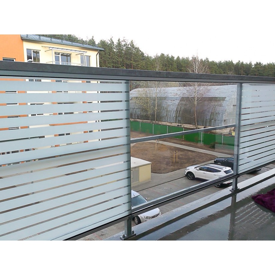 Striped Privacy Film 45mm