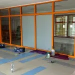 Glass door film