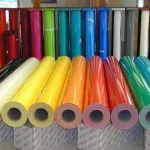 Vinyl film for glass