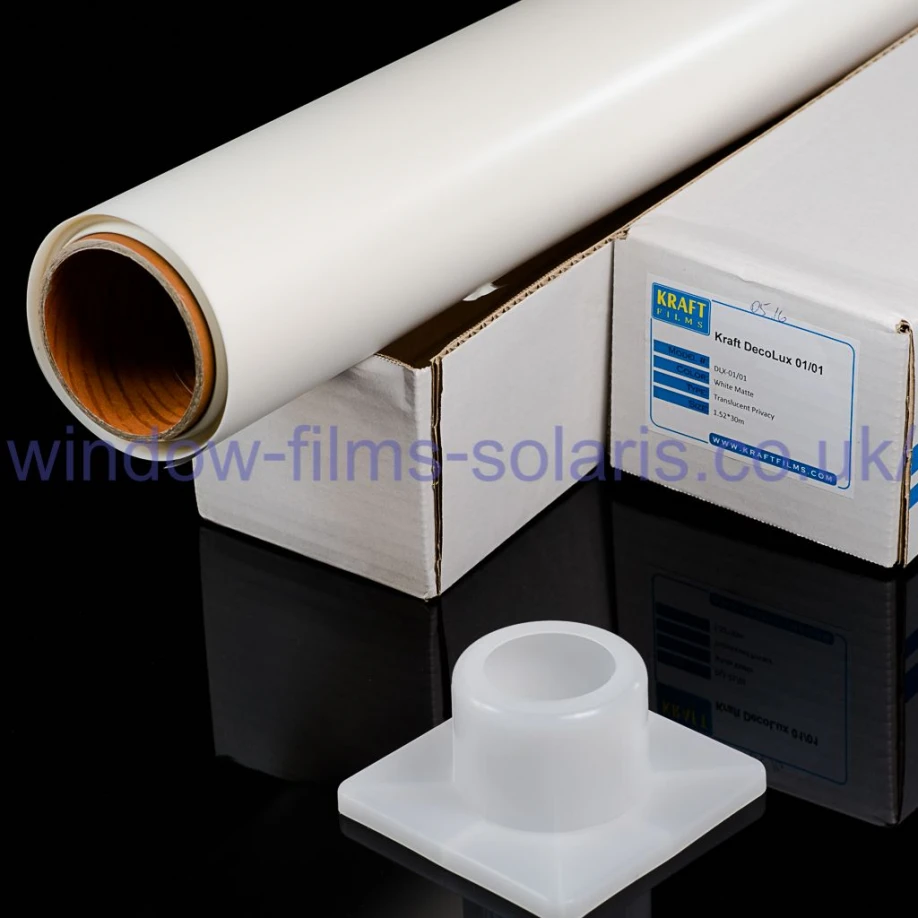 White Matte Privacy Film Roll DLX-01/01