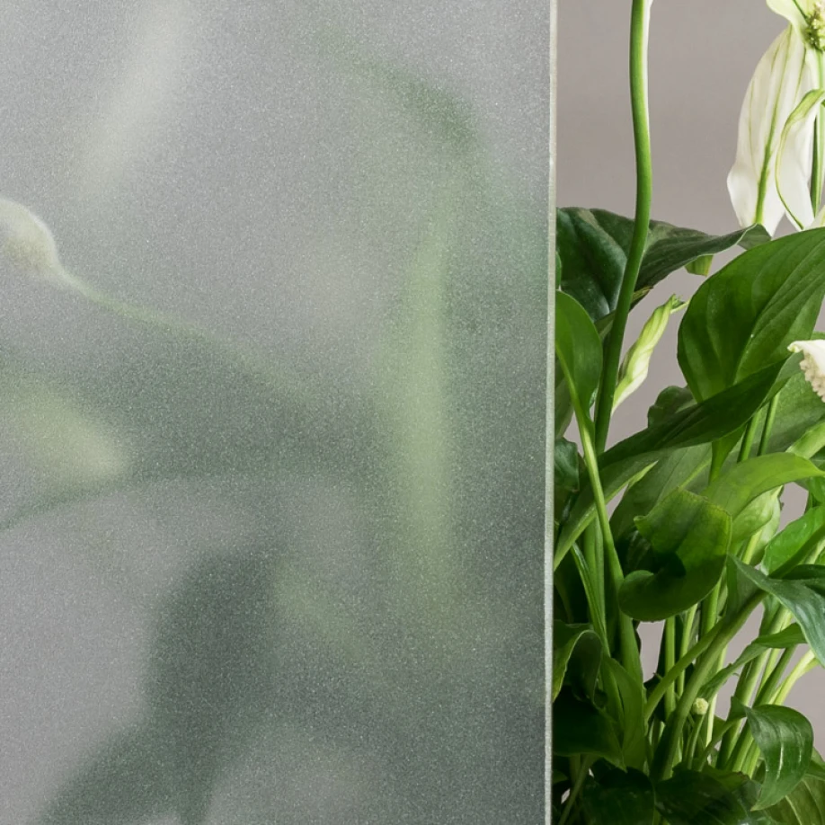 Silver Sandblast Frost Film Cut to Size –KPMF 51112